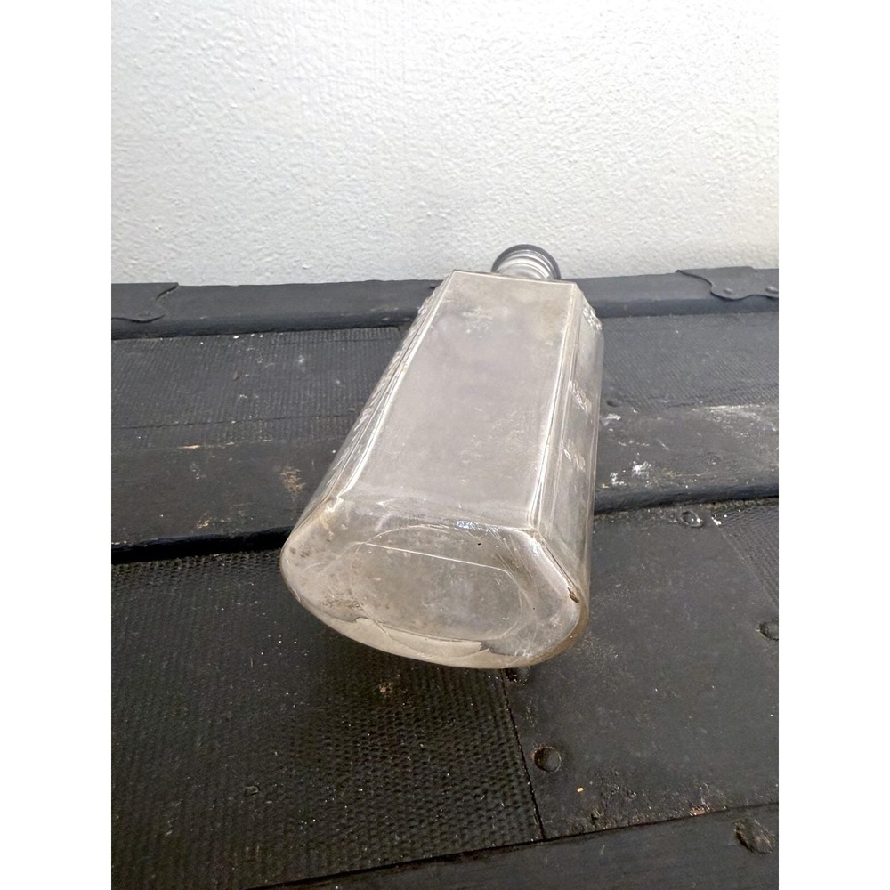 Vintage Owens Clear Glass Bottle 3VIII Apothecary Medicine Bottle - Picture 5 of 7